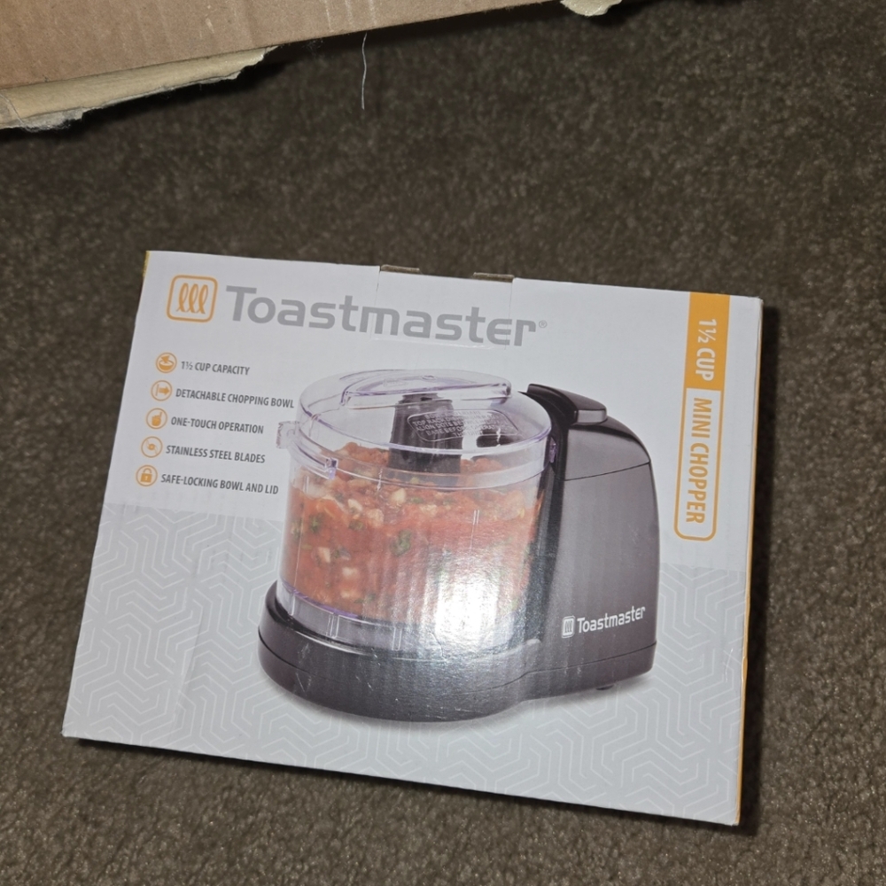 Toastmaster Mini Chopper in Black